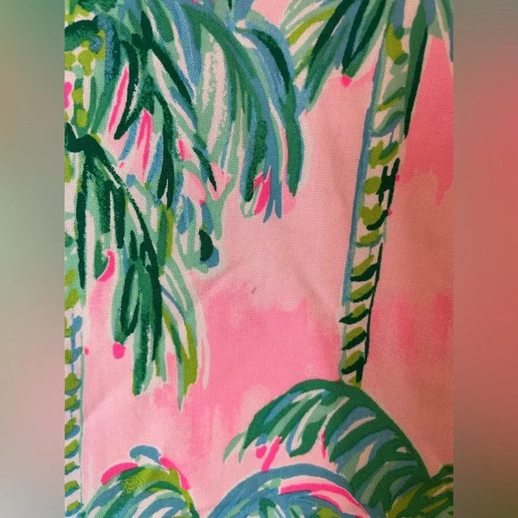 Lilly Pulitzer Hollie Tunic Dress in Pink Blossom Suite Views Size Large - Picture 10 of 10